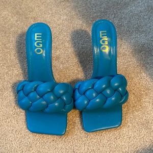 Brand new EGO heels. Color: light blue. Size: 5